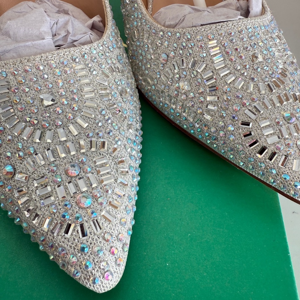 Lauren Lorraine Rachel Silver Heel Size 9 - Picture 6 of 7